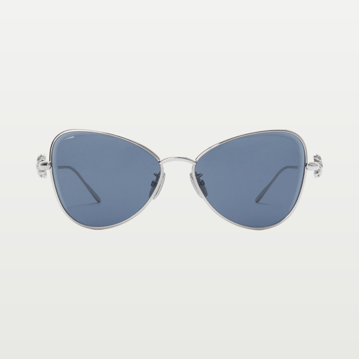 LOEWE Anagram Bombé Butterfly sunglasses in Denim Blue